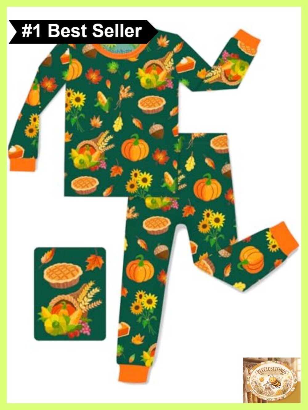 Toddler Kids Bamboo Viscose Pajama Set Long Sleeve 2-Piece Sleepwear